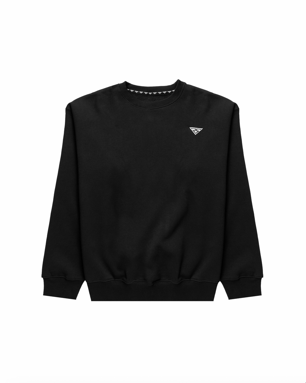 Black Reshot Crewneck